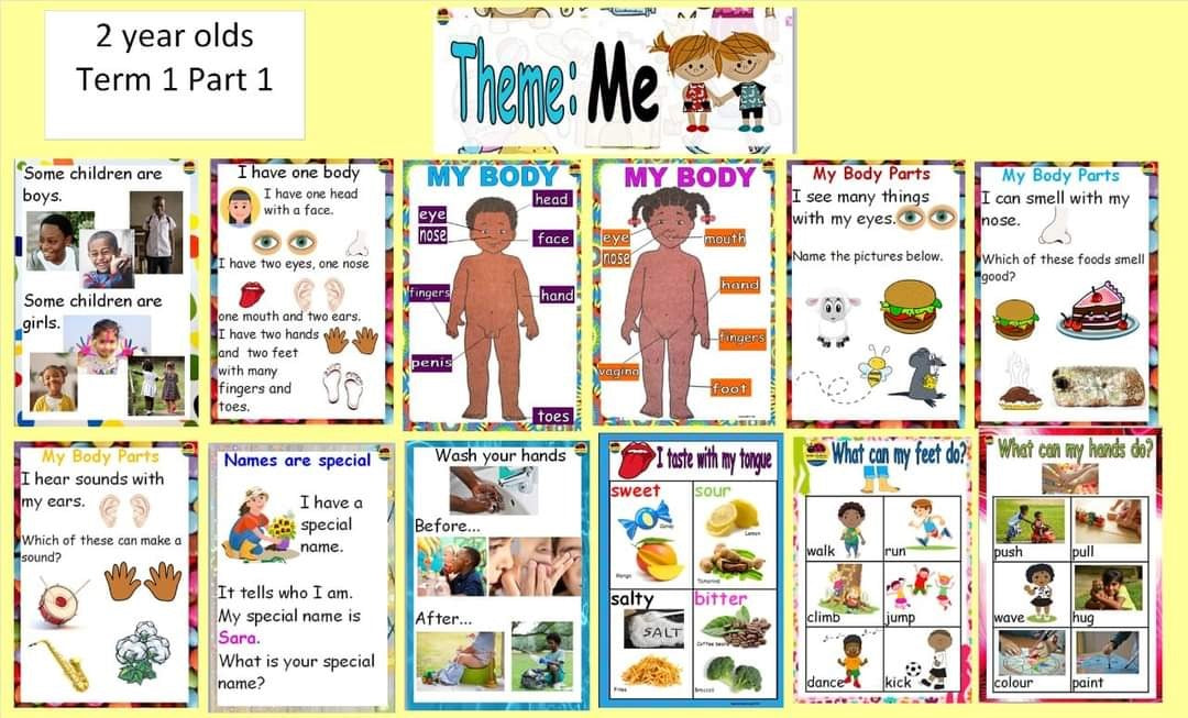 Term 1 Age 2 Charts "Me"