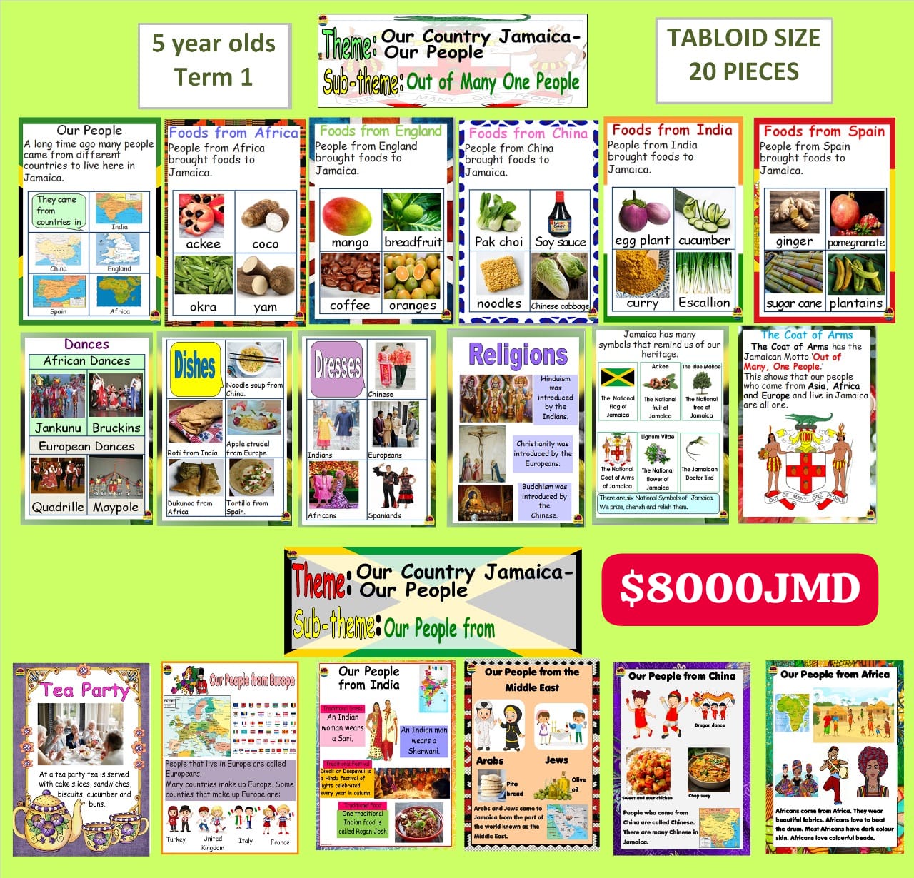 Term 1 age 5 Part 1 and 2
