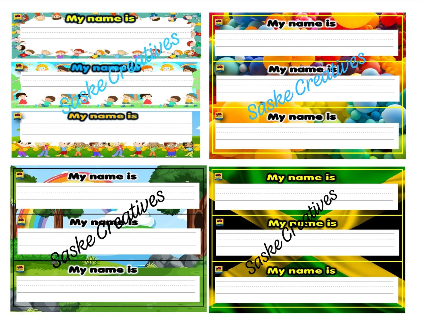 NAME CARDS VARIETY 7 Styles