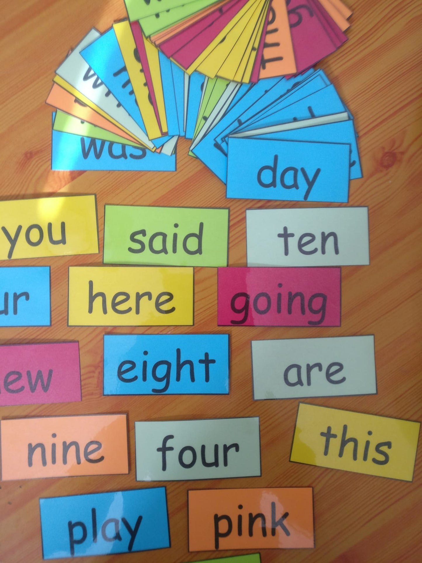 Sight Word Cards 102 words