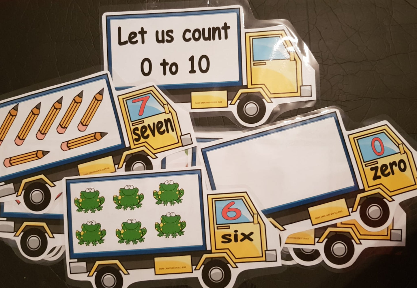 Number Trucks Frieze 1-20 PFD