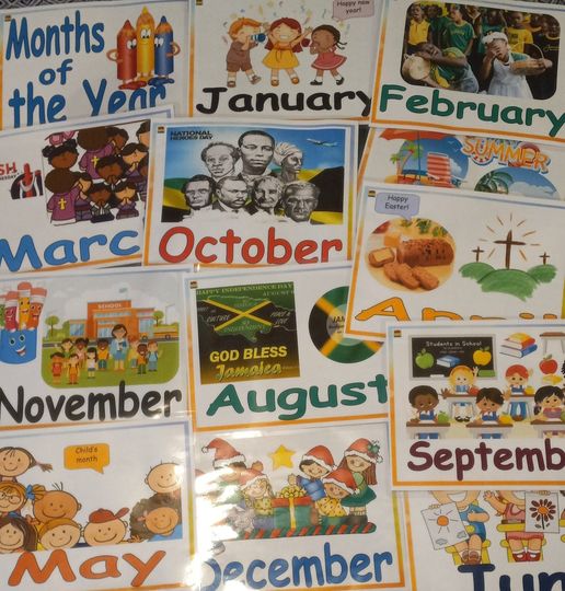 Months of the Year - Celebration Theme