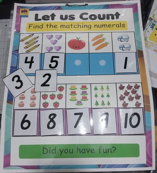 INTERACTIVE MATH 1-10 CHART