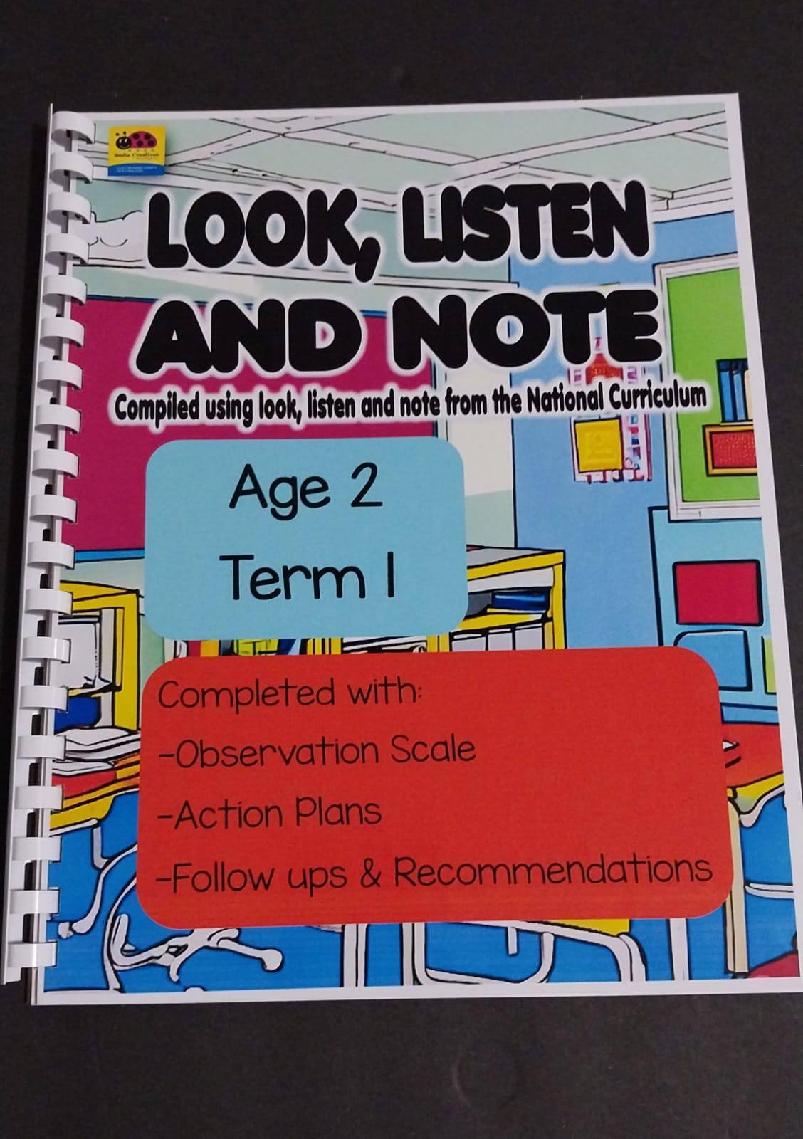 LOOK LISTEN AND NOTE AGE 2 TERM 1