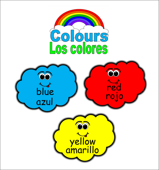 Colour Clouds English and Spanish