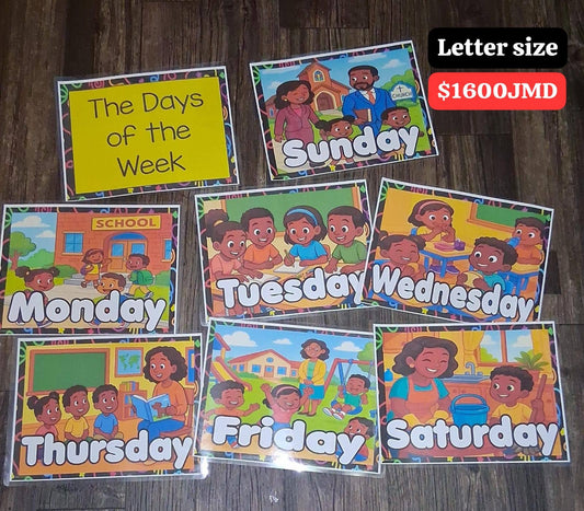 DAYS OF THE WEEK ACTION STYLE