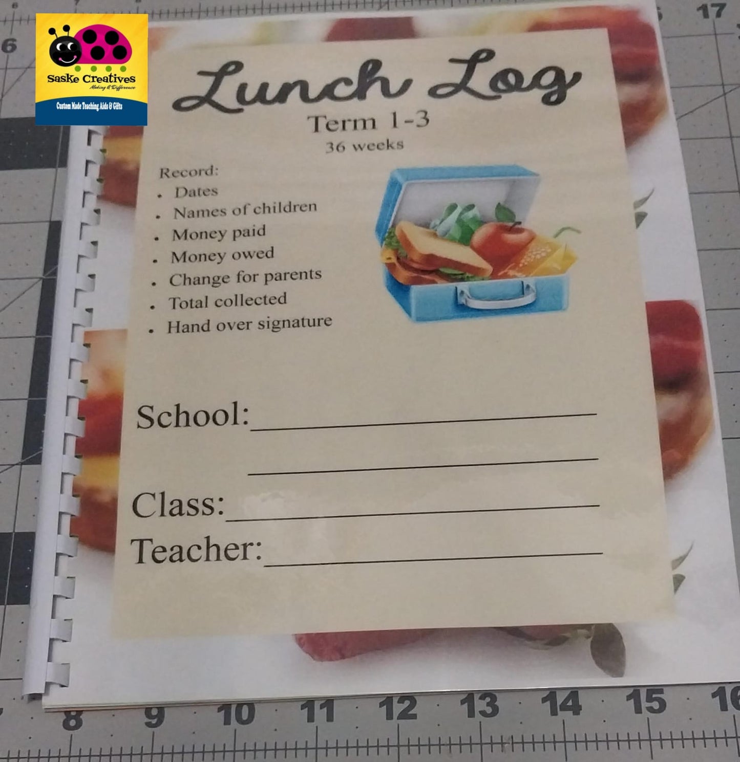 Lunch Log Book