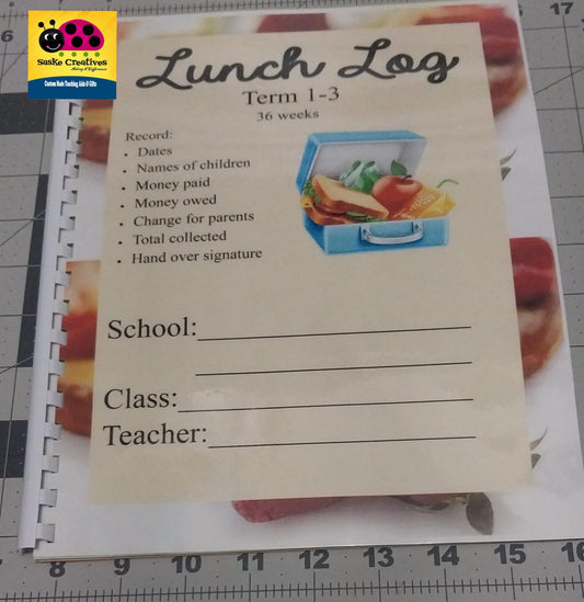 Lunch Log Book