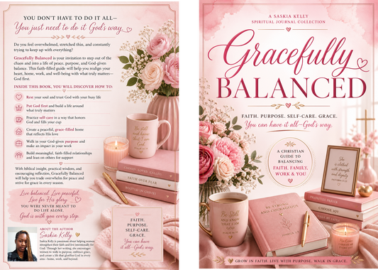 Gracefully Balanced by Saskia Kelly (with note pad)