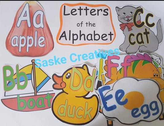 Alphabet frieze Cut-out version