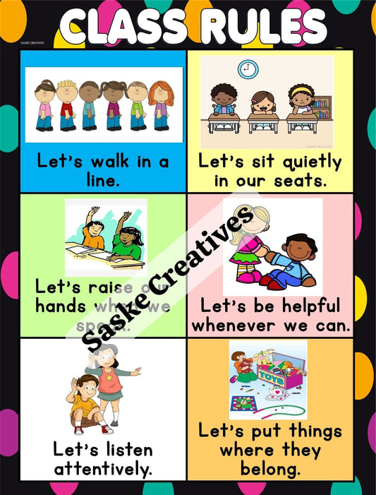 CLASS RULES TABLOID SIZE
