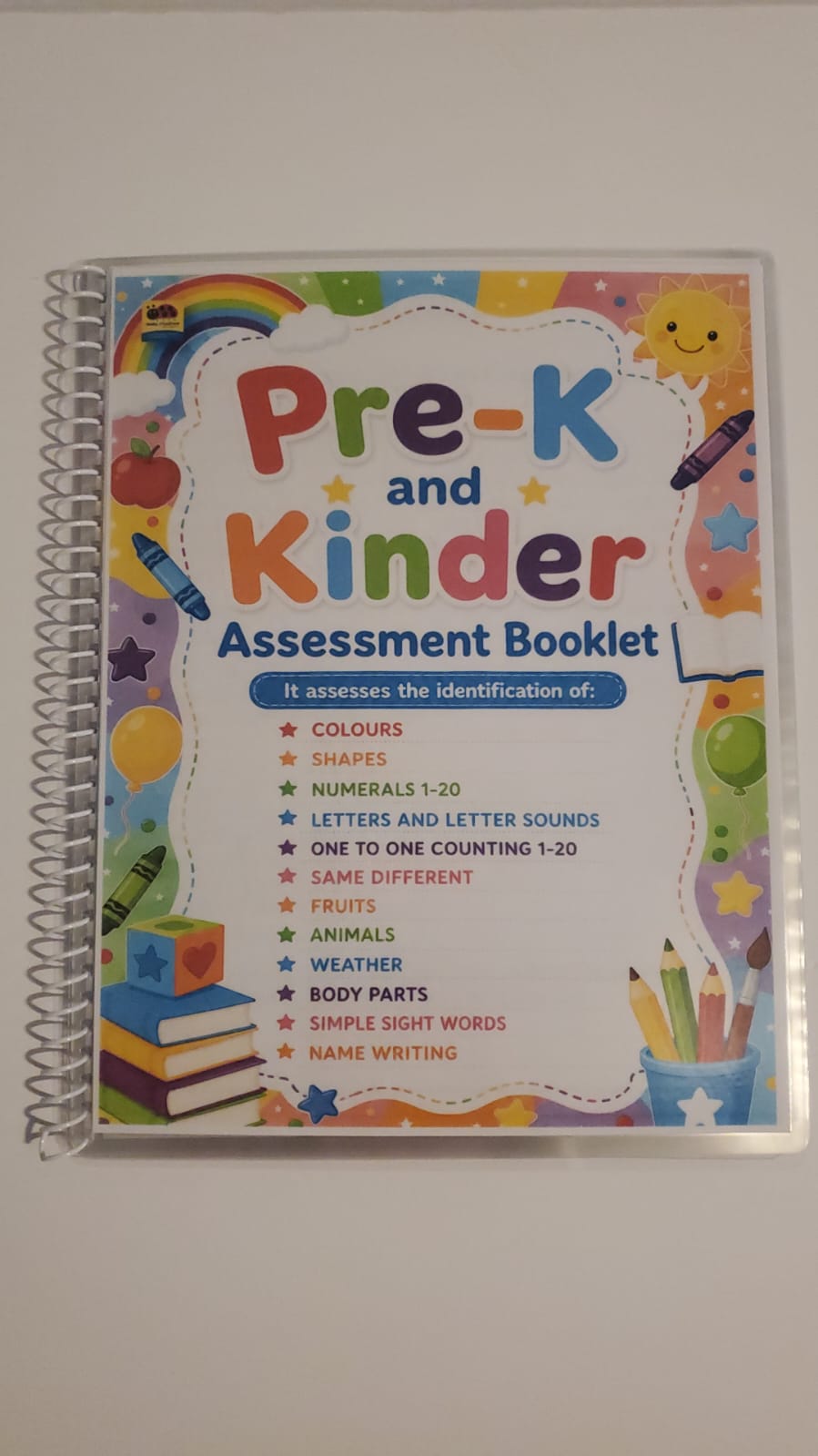 Pre-K and Kinder Assessment Booklet